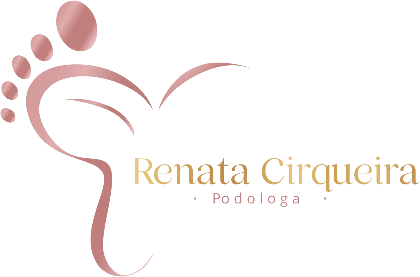 Logo Renata Cirqueira, podóloga